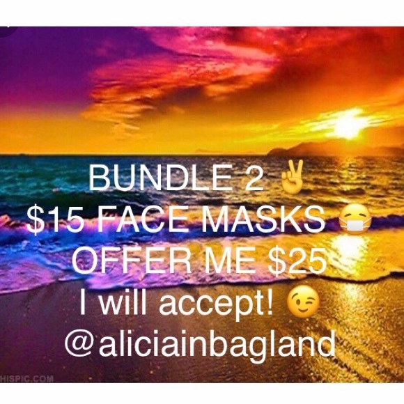 2 x $25! USA LILAC New Bandana Face Mask - Picture 5 of 5